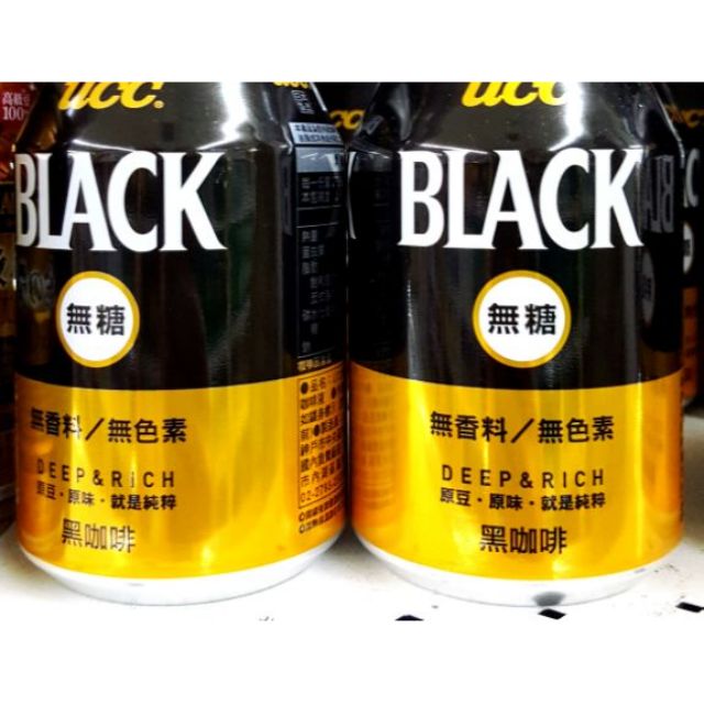 【UCC】BLACK無糖咖啡275g *24入(日本人氣即飲黑咖啡) X24入 宅配免運