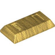 LEGO 6207933 99563 珍珠金 暖金色 金色 1x2 金塊 金條 黃金 Warm Gold