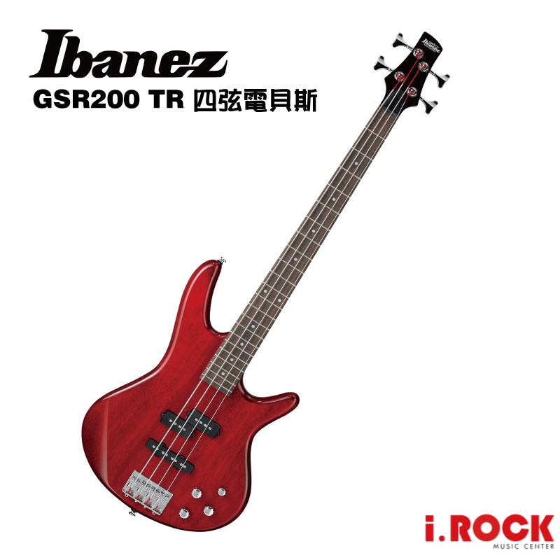 Ibanez GIO GSR200 TR 透明紅 電貝斯 PJ Bass 公司貨【i.ROCK 愛樂客樂器】  貝斯