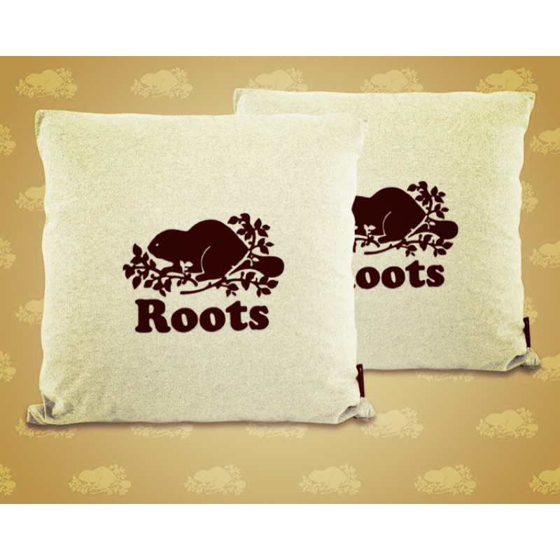 Roots有機棉抱枕