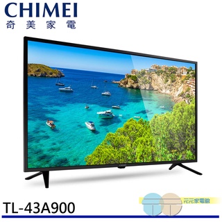 (輸碼95折 XQKEUCLZ32)CHIMEI 奇美 43型 LED低藍光液晶顯示器 TL-43A900