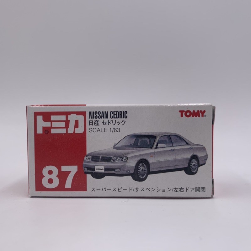 Tomica No.87 NISSAN CEDRIC 紅標