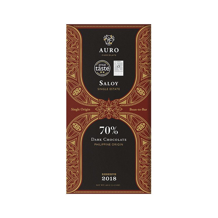 AURO 單一莊園典藏70%黑巧克力 - 薩洛伊莊園(60g)