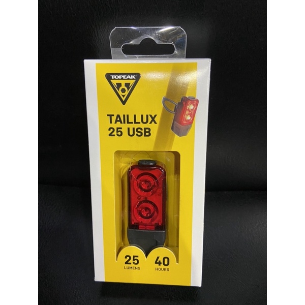 TOPEAK TAILLUX 25 USB 充電型尾燈