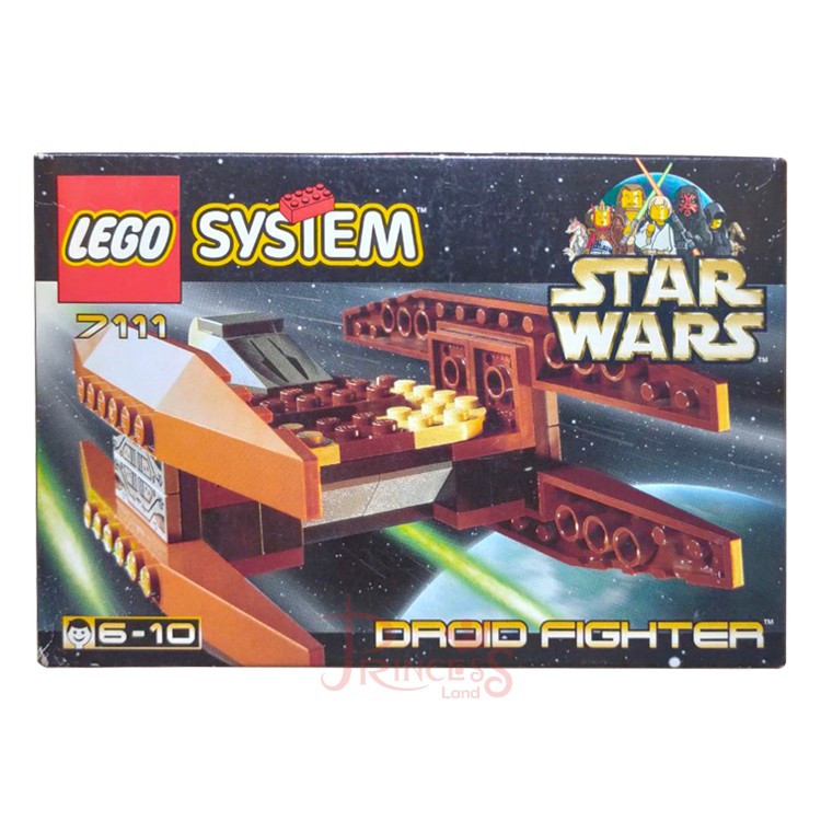公主樂糕殿 LEGO 樂高 絕版 盒裝 全新 1999年 7111 星際大戰 機器人戰鬥機 Droid Fighter