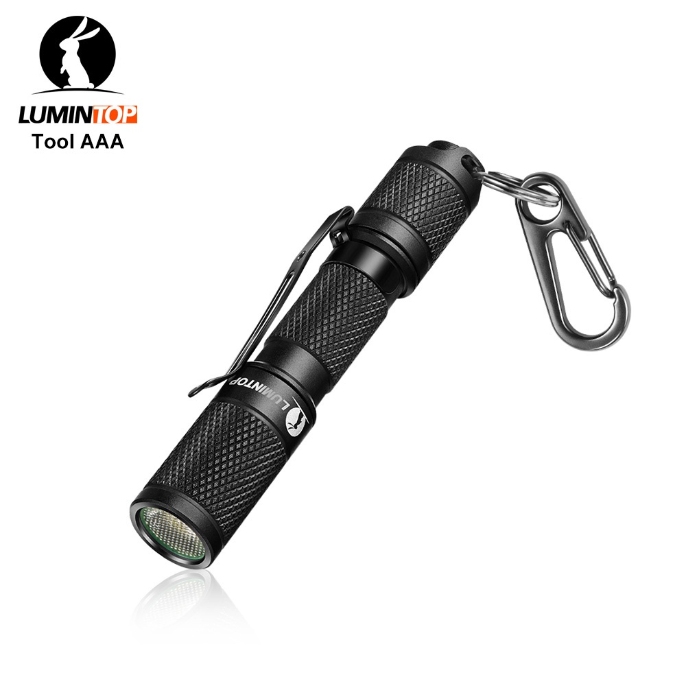 Lumintop Tool AAA 迷你手電筒帶尾部開關 3 模式 110 流明 37 米家庭迷你手電筒