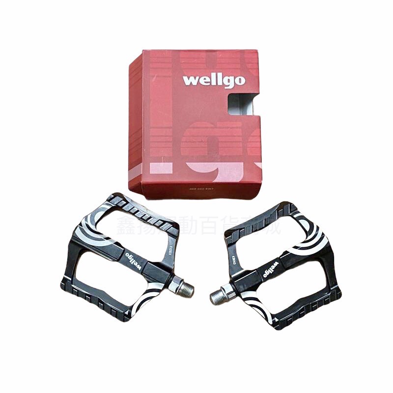 鑫揚百貨商城 盒裝 Wellgo 維格 KB013 鋁合金 CNC 踏板 防滑 腳踏板
