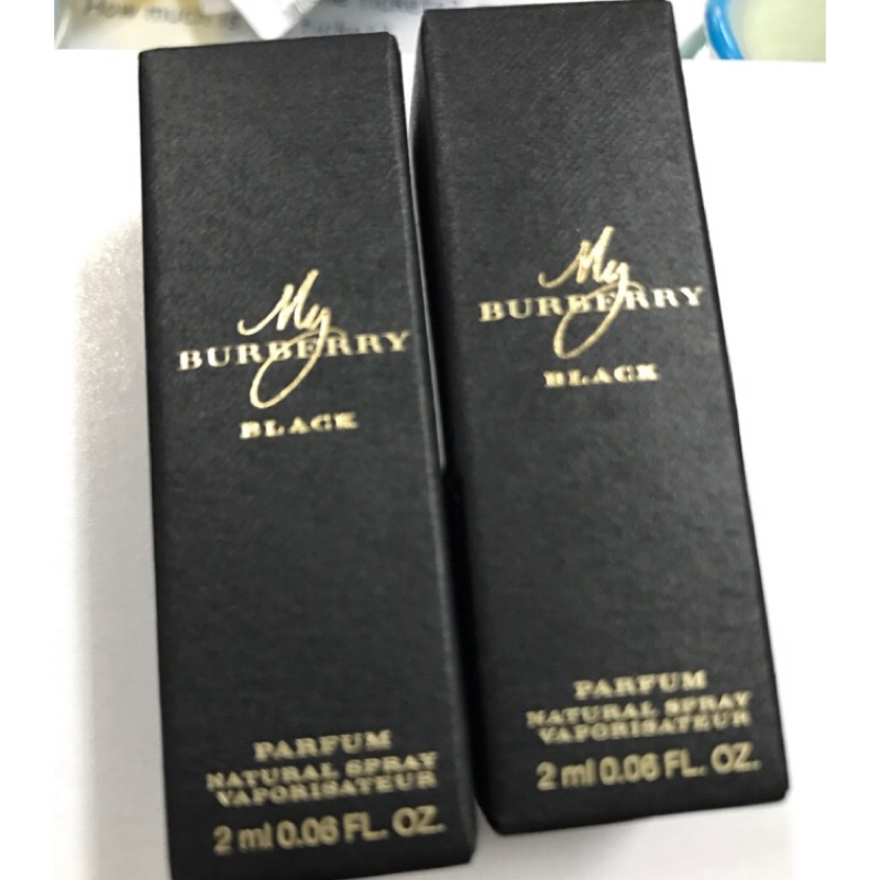 My Burberry black女性淡香水精針管2ml