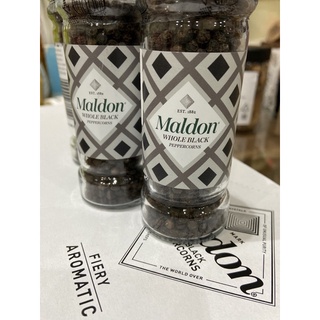 【老街烘焙坊】馬爾頓 印度黑胡椒 (原粒研磨罐) / MALDON BLACK PEPPER / 現貨