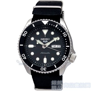 SEIKO 精工 SRPD55K3手錶 黑 夜光 手自動上鍊機械錶 帆布 男錶【澄緻精品】