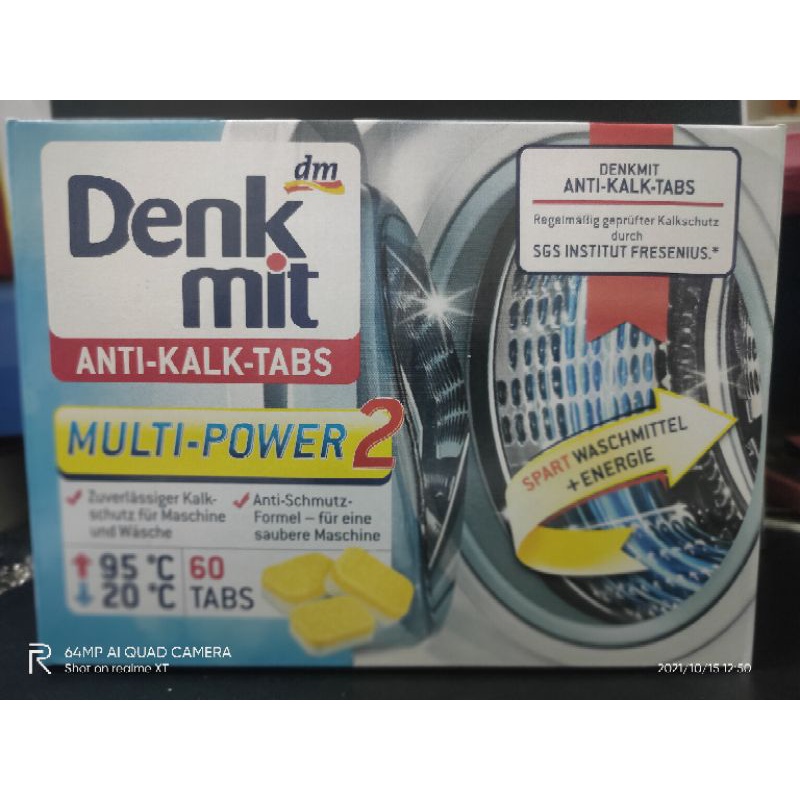 你們家的洗衣機洗衣槽洗澡嗎？Denkmit德國原裝洗衣機洗衣槽清潔錠