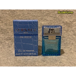 《宏亞公司貨》Versace Man Eau Fraiche 凡賽斯雲淡風輕男性淡香水小香迷你瓶5ml