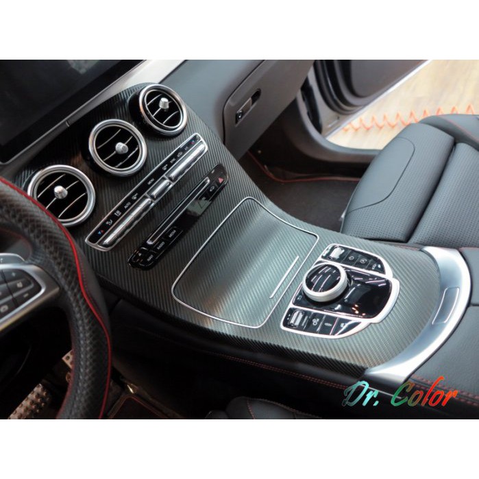 Dr. Color 玩色專業汽車包膜 M-Benz GLC43 內裝飾板包膜