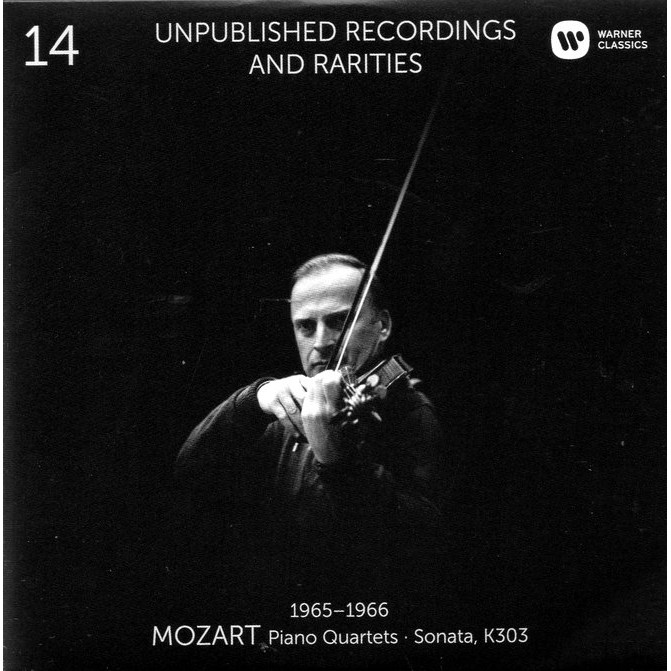 *二手CD- Menuhin 曼紐因(小提琴) // 莫札特：第1、2號鋼琴四重奏 ~ 歐版-紙盒版 -華納2016