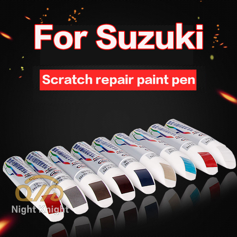 SUZUKI 適用於鈴木汽車划痕修復劑自動補漆筆汽車護理划痕清除去除劑油漆護理防水汽車修補填充油漆筆工具適用於鈴木 Vi