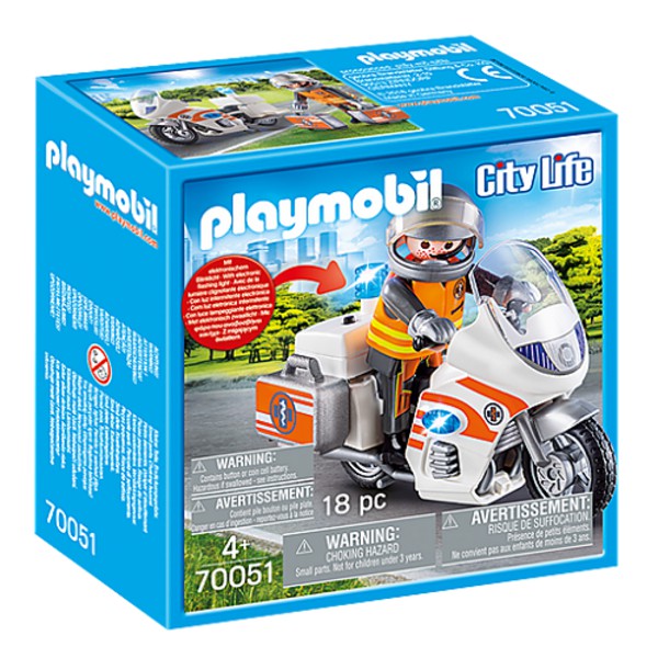 [TC玩具] PLAYMOBIL 摩比人  70051 救援摩托車 原價695 特價