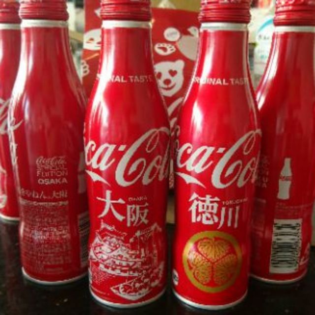 YUMO家 現貨 德川/大阪 日本城市限定鋁瓶 可口可樂