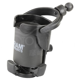 RAM MOUNTS 美國製造手機架 RAP-B-417BU-伸縮水壺架 摩崎屋