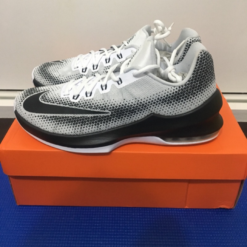 Nike Air Max Infuriate low 白黑 氣墊 低筒 籃球鞋 852457-100