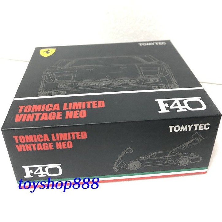 VINTAGE NEO 法拉利 F40黑 TOMICA LIMITED 日本TOMYTEC (888玩具店)