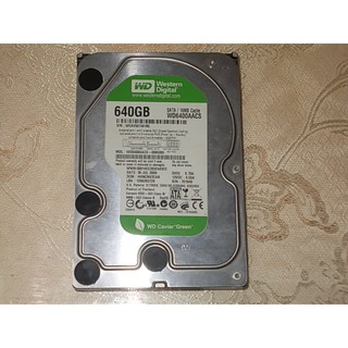 WD綠標~3.5吋~硬碟~640GB(SATA)~型號WD6400AACS-00M3B0 <124>