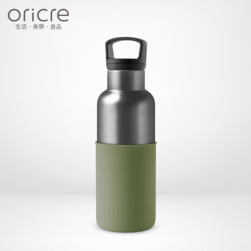 【美國HYDY】軍綠-鈦灰瓶 時尚保溫水瓶 480ml