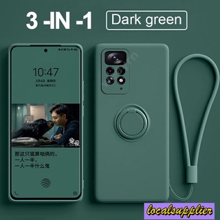 液態指環防摔殼 適用於 小米11T 12T Pro 紅米 Redmi 10 10C 12C Note 11 12 pro