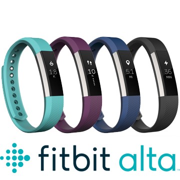 活動紀錄★時尚手環 Fitbit Alta 時尚健身手環 (湖綠 / 紫 / 藍 / 黑色)