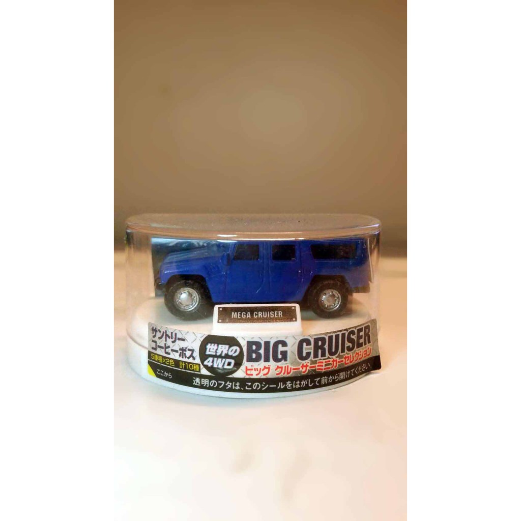 A-223 櫃 ： BOSS BIG CRUISER 世界の4WD 豐田 MEGA CRUISER 藍色　富貴玩具店