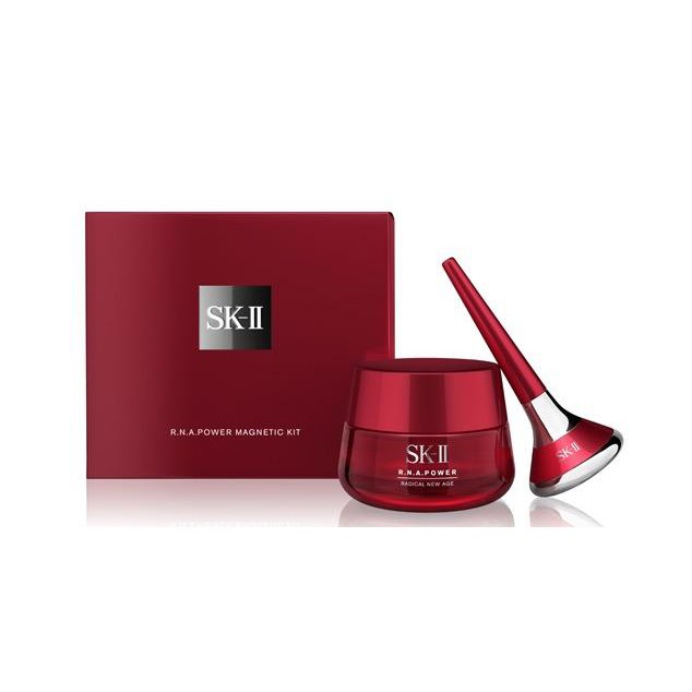 【小喻美妝】SKII SK-II SK2 R.N.A.超肌能緊緻活膚霜80g+磁力微振導入儀。限量組。彈力精萃50ML