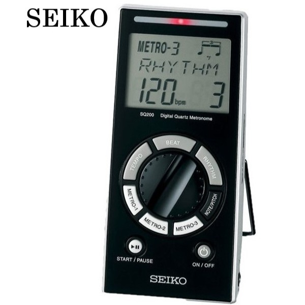 【偉博樂器】公司貨保固 日本SEIKO 節拍器 SQ200 石英式數位節拍器 轉盤式節拍器 SQ-200