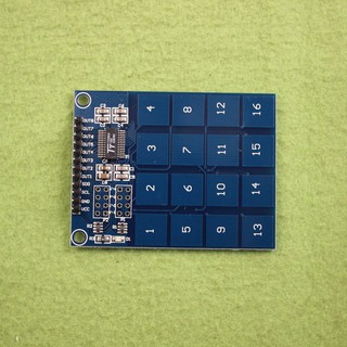 【AI電子】*(11-11) Arduino TTP229 16路 數位觸控感測器 電容式觸控 觸控開關