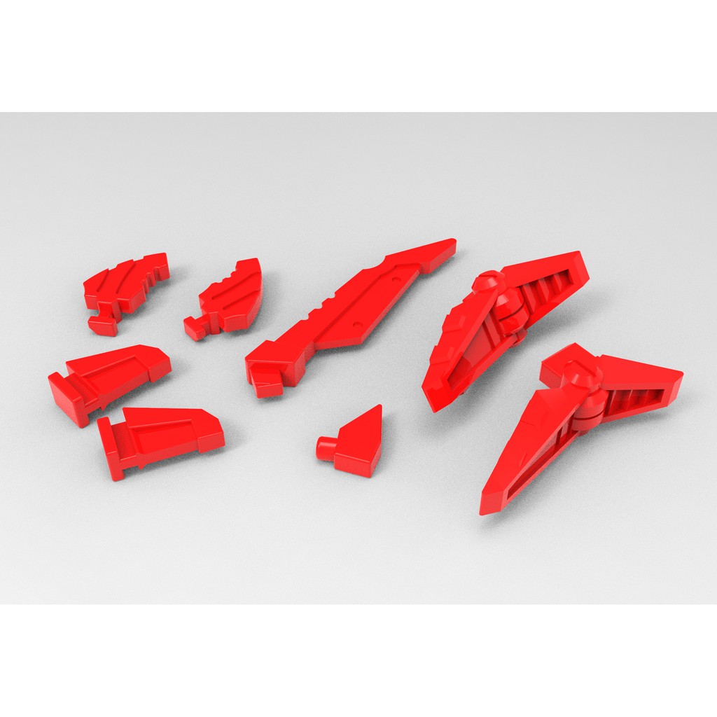 現貨 烈焰聖劍 補件 紅色 零件 角 3D列印 軟膠零件 戰鬥彈珠人 炎魂 b傳說