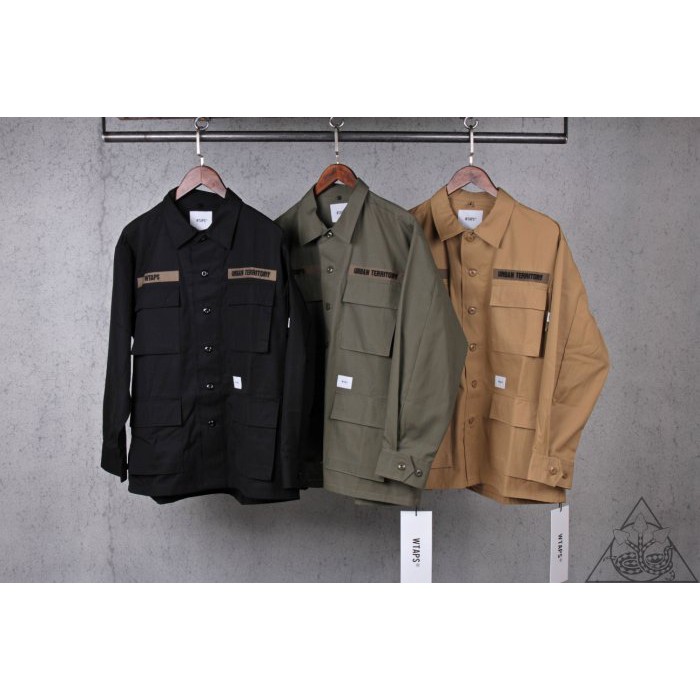 【HYDRA】Wtaps Jungle 02 LS / Cotton Ripstop 口袋 襯衫 軍襯衫【WTS141】