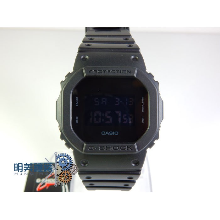 【明美鐘錶】G-SHOCK/DW-5600BB-1/DW-5600BB/經典復刻