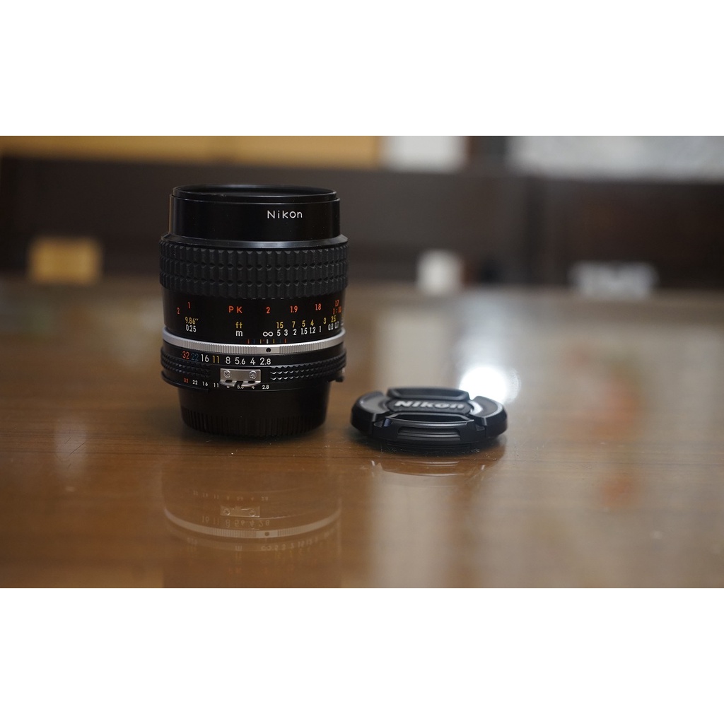 【售】極新美品 Nikon 55mm F2.8 Micro AI-S 微距全幅用可轉接CANON NEX M4/3 11