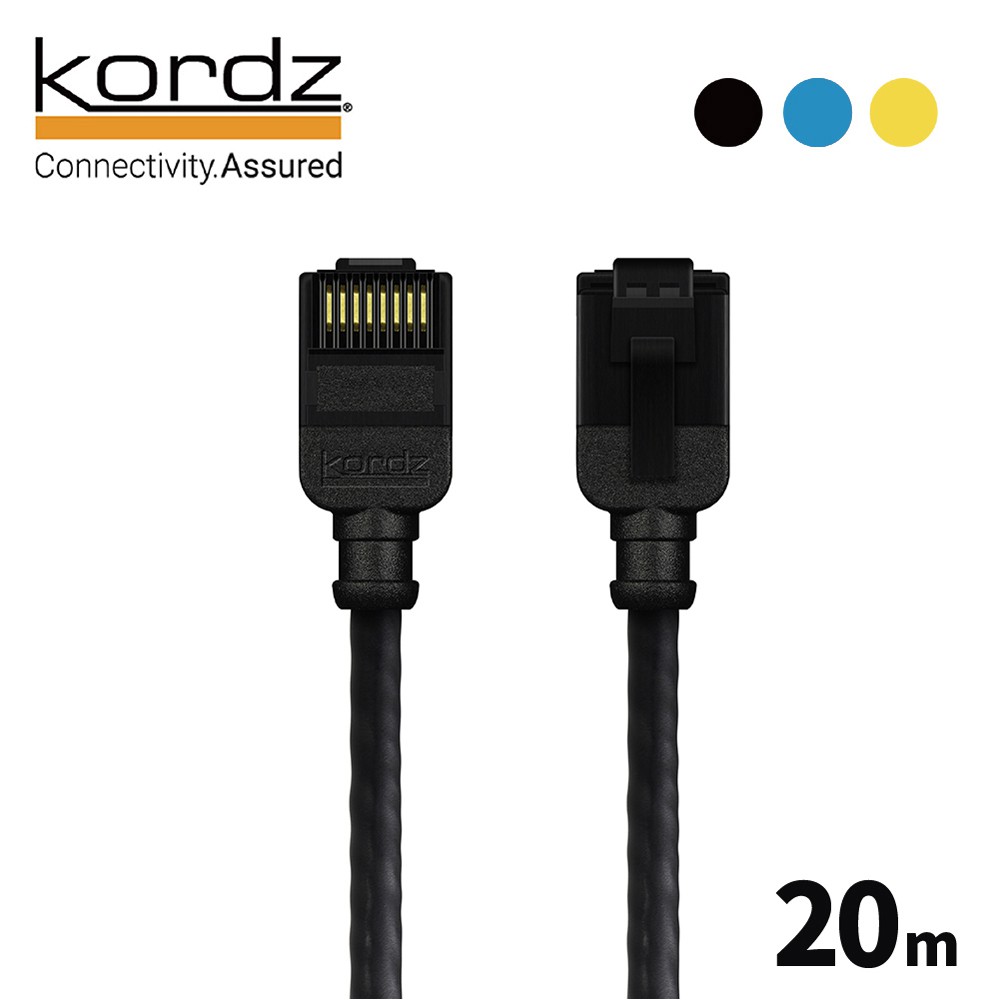 【Kordz】PRO CAT6 28AWG極細高速網路線 / 20M