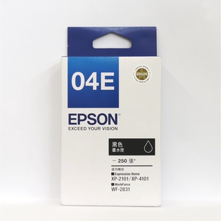 EPSON XP-2101 XP-4101 WF-2831原廠墨匣 原廠墨水匣 04E 04E150~04E450