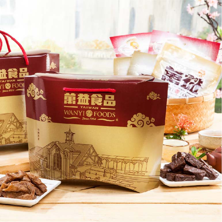 萬益食品  招牌禮盒(千層®豆干260g/勁味千層®豆干260g/素千層®豆干260g)