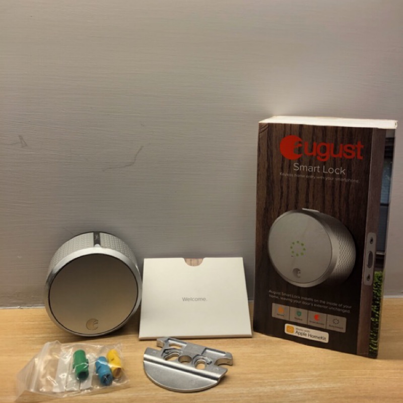 《現貨 外觀瑕疵 功能正常》 August smart lock 智慧門鎖 支援Apple Homekit  安裝容易