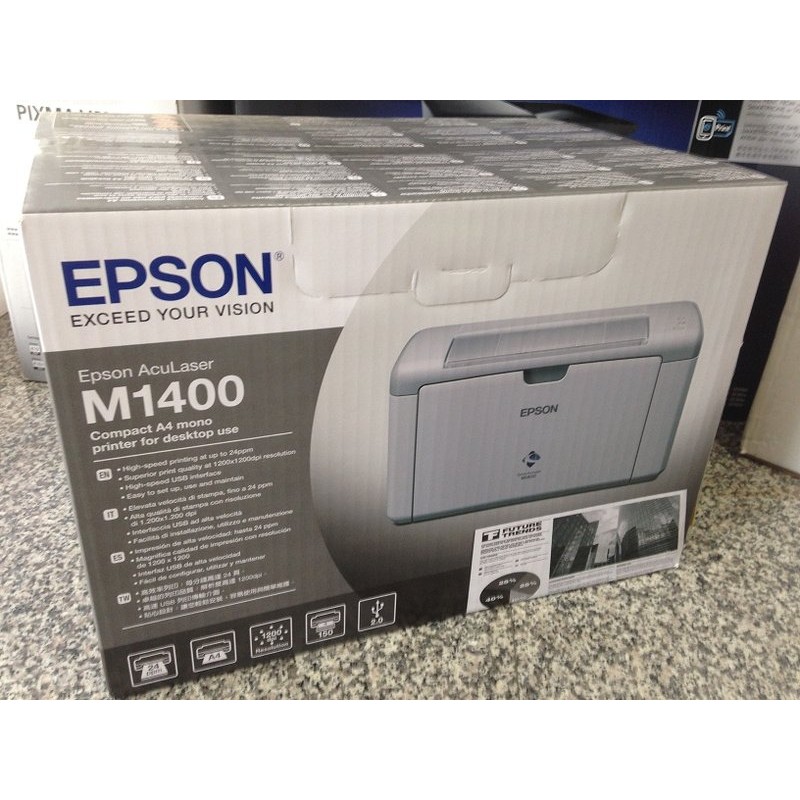(隨機附2.2K碳粉) EPSON M1400 雷射印表機 同P1102W P215B P205b HL-1110
