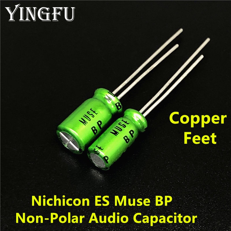 8pcs/lot Nichicon MUSE BP ES (Bi)非極性無極性雙極高保真音頻電容器 4.7uf/10uf