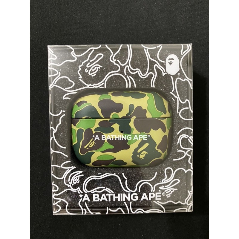 【𝗜𝗡𝗦𝗜𝗚𝗛𝗧_𝟵𝟰】Bape Air Pods Pro 綠迷彩耳機保護殼