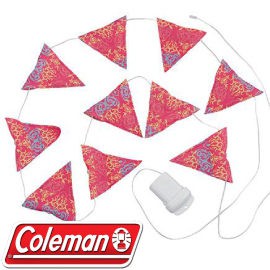 【Coleman 美國 22285 LED串燈 粉紅】CM-22289/露營燈/電子燈/燈飾/小吊燈/悠遊山水