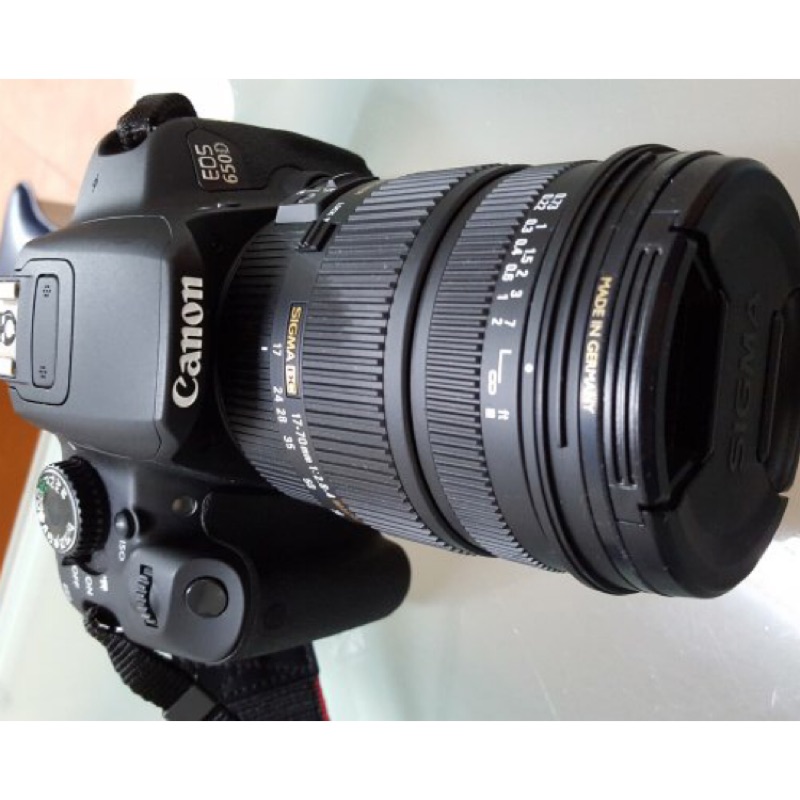 CANON 650D 單眼相機 二手 佳能 b+w sigma鏡頭