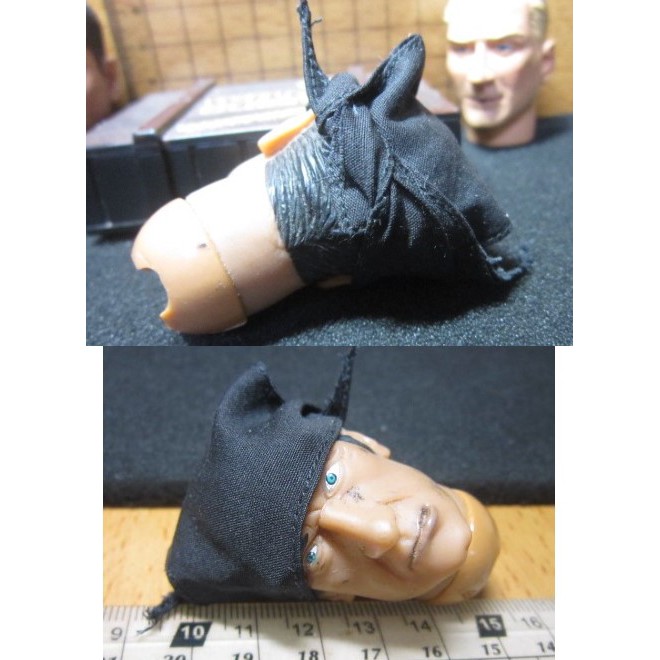 AJ1特戰部門 ES海豹特別小組1/6黑色領巾或頭巾一條 mini模型