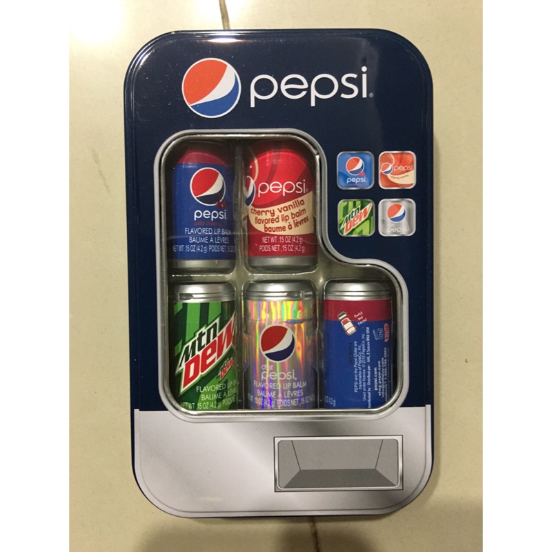 全新 長榮航空 機上限量 Pepsi 百事可樂 護唇膏 原即無封膜