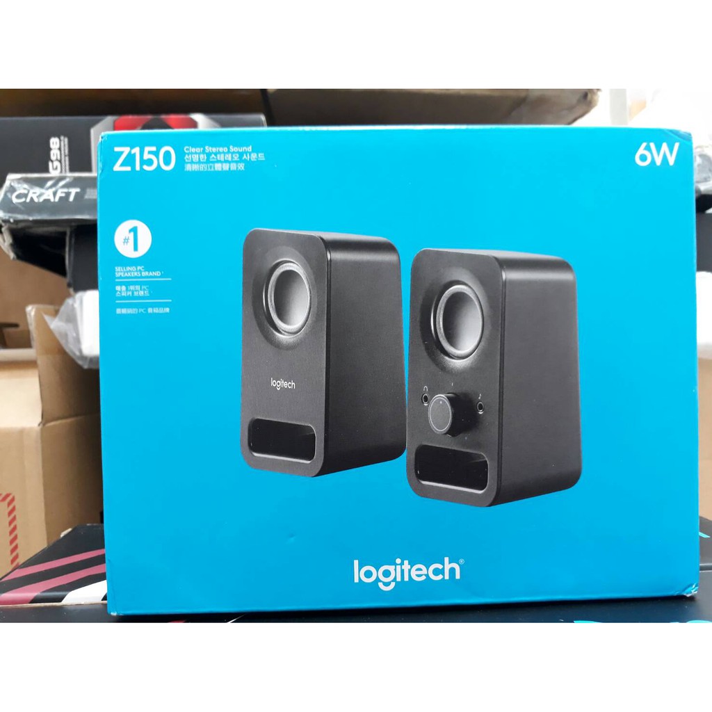 羅技 Logitech Z150 多媒體揚聲器 音箱 清晰 立體聲音效 喇叭 黑色 1 年保固 音響