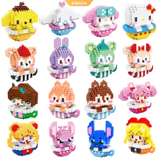 Kitty My Melody Cinnamoroll 可愛迷你電視模型臥室書桌小夜燈小禮物女孩玩具實用生日禮物 BK1