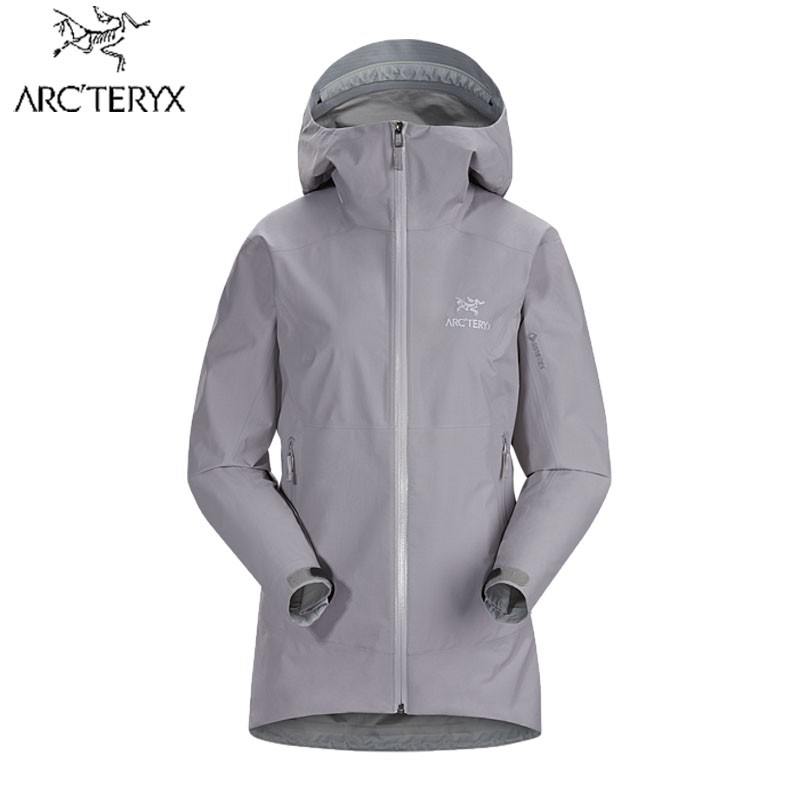 【Arcteryx 始祖鳥】女 Zeta SL防水外套 粉灰 Antenna 21780 GORE-TEX外套 登山